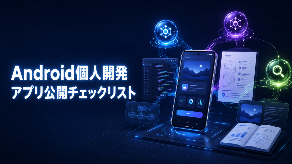 Android個人開発でアプリ公開までにやったこと｜企画・実装・テスト・Google Play公開チェックリスト
