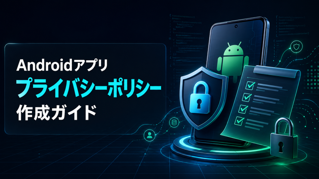 Androidアプリのプライバシーポリシー作成ガイド｜必要項目・確認手順・公開方法